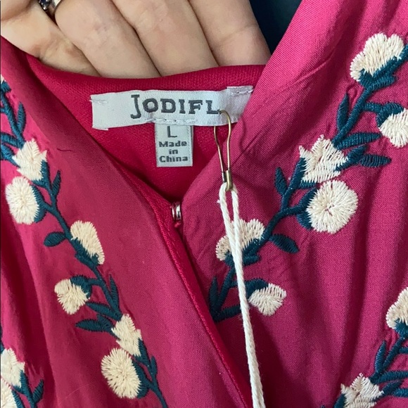 NWT Pink maxi dress with hi-low hem - Picture 6 of 6